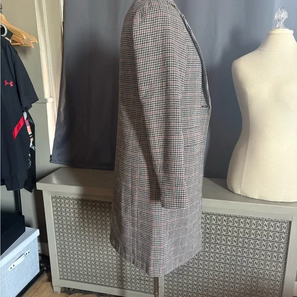 New Look Houndstooth Long Line Blazer - Picture 3 of 5